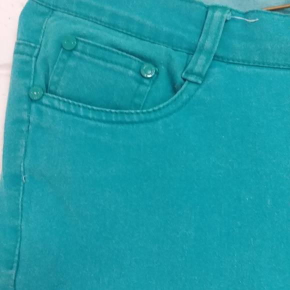 Teal/Aqua Jean Pants - Picture 4 of 4
